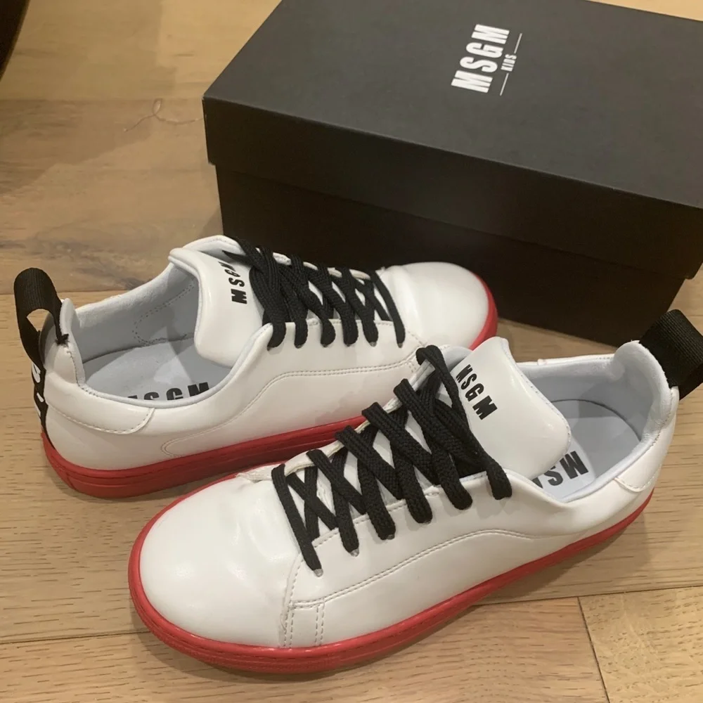 MSGM KIDS FASHION low top SNEAKERS